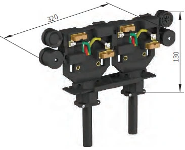 Токосъемник 60JDS-4/40, 60JDS-4/60